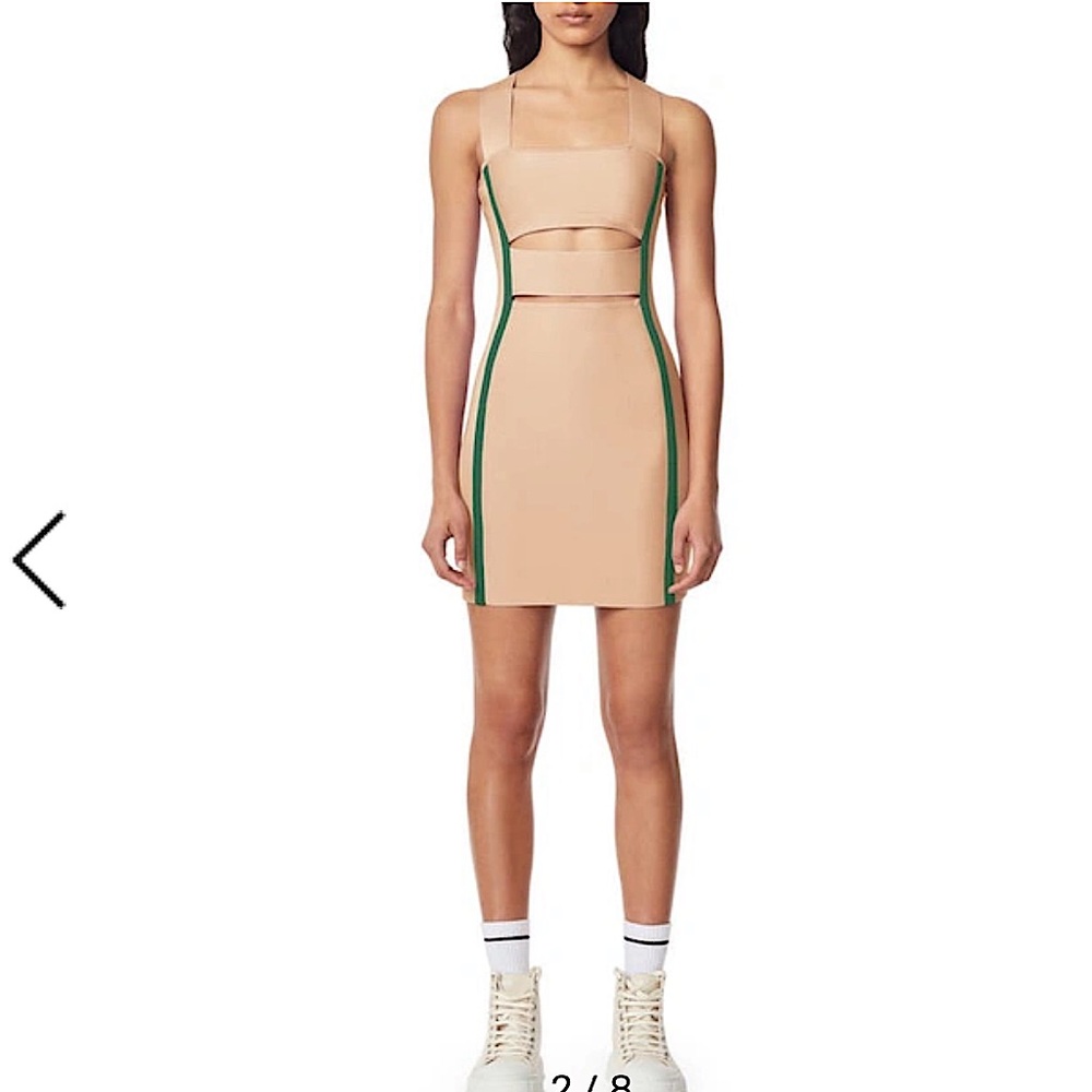 HERVE LEGER
Bandage Minidress In Peach